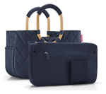 Obrázok z Reisenthel Loopshopper M Frame Rhombus Midnight Gold 12 L