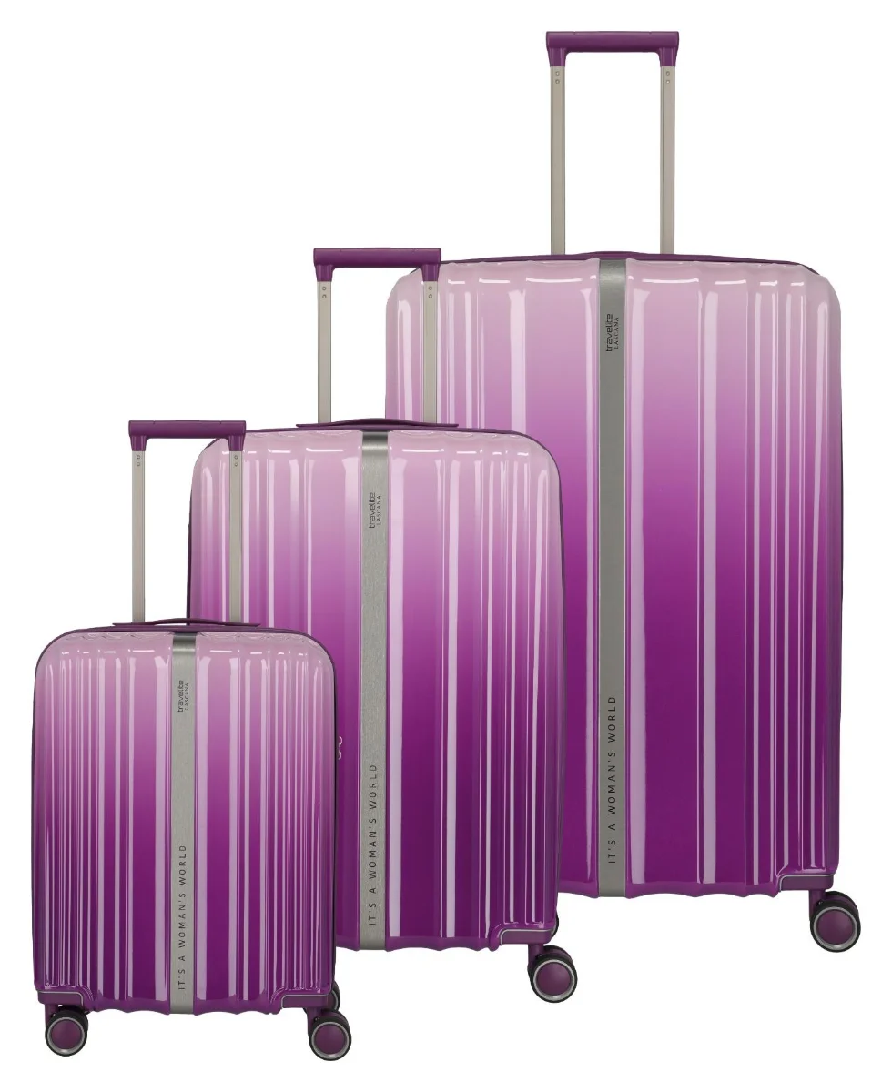 Travelite Lascana Edition S,M,L Purple Degrade S: 37 l / 
M: 63/69 l / 
L: 101 L TRAVELITE-77440-17
