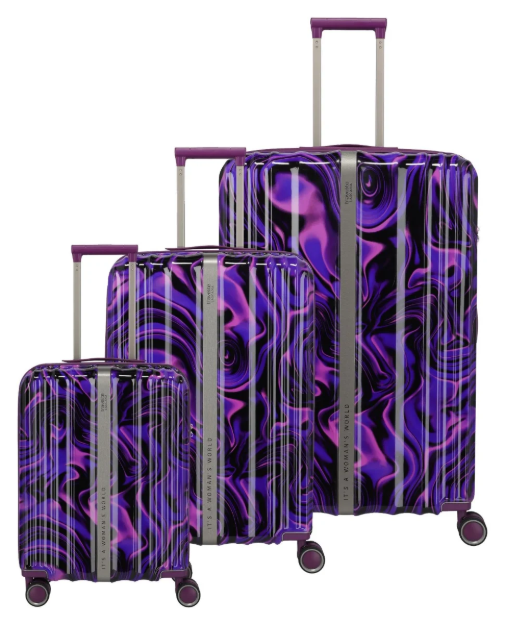 Obrázok z Travelite Lascana Edition S,M,L Purple Swirl S: 37 l / 
M: 63/69 l / 
L: 101 L