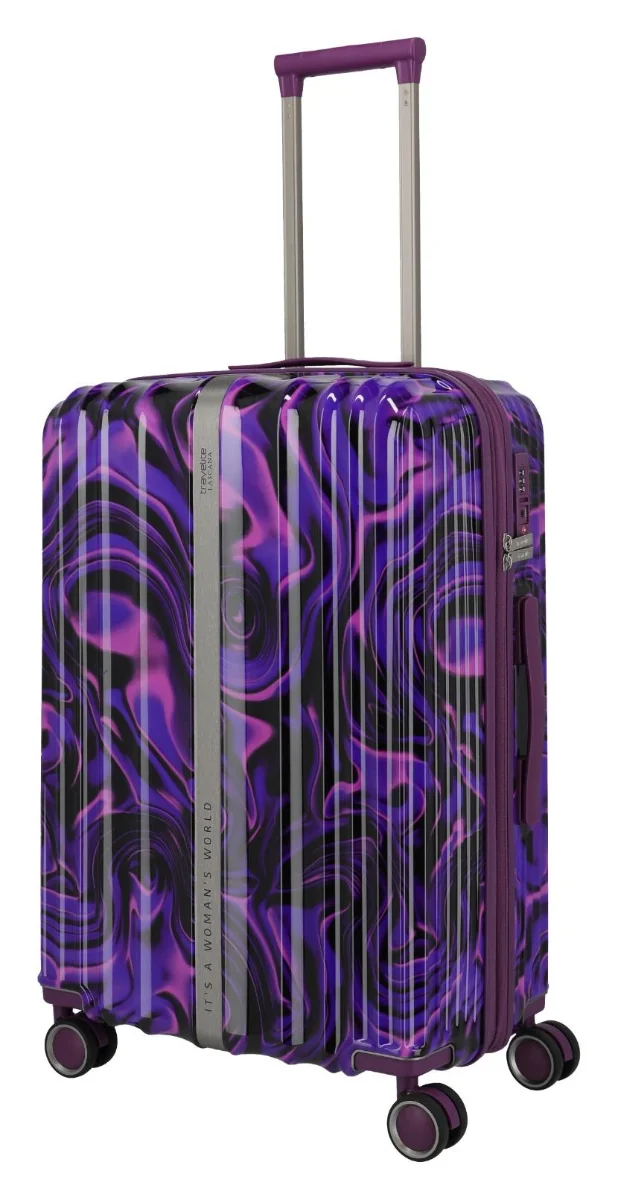 Travelite Lascana Edition M Purple Swirl 63/69 L TRAVELITE-77448-19