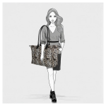 Obrázok z Enrico Benetti Claire 25001 Panther Print