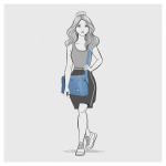 Obrázok z Enrico Benetti Suzie 66845 Jeansblue