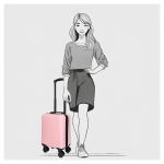 Obrázok z Enrico Benetti Louisville 39040-40 Pink 25 L