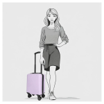 Obrázok z Enrico Benetti Louisville 39040-40 Lilac 25 L