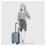 Obrázok z Enrico Benetti Louisville 39040-40 Jeansblue 25 L