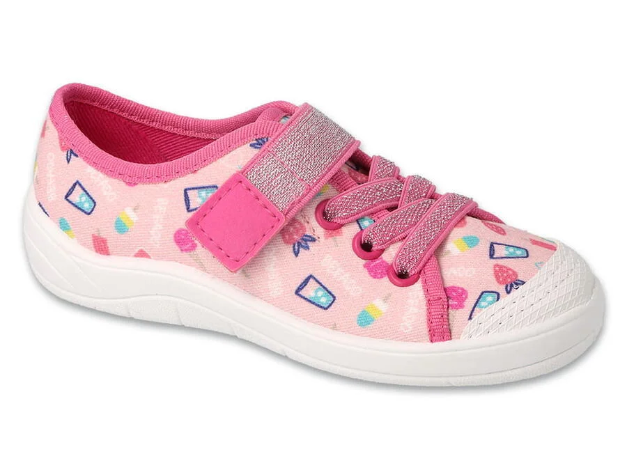 BEFADO 351X026 dívčí tenisky 1SZ růžové léto 28 351X026_28