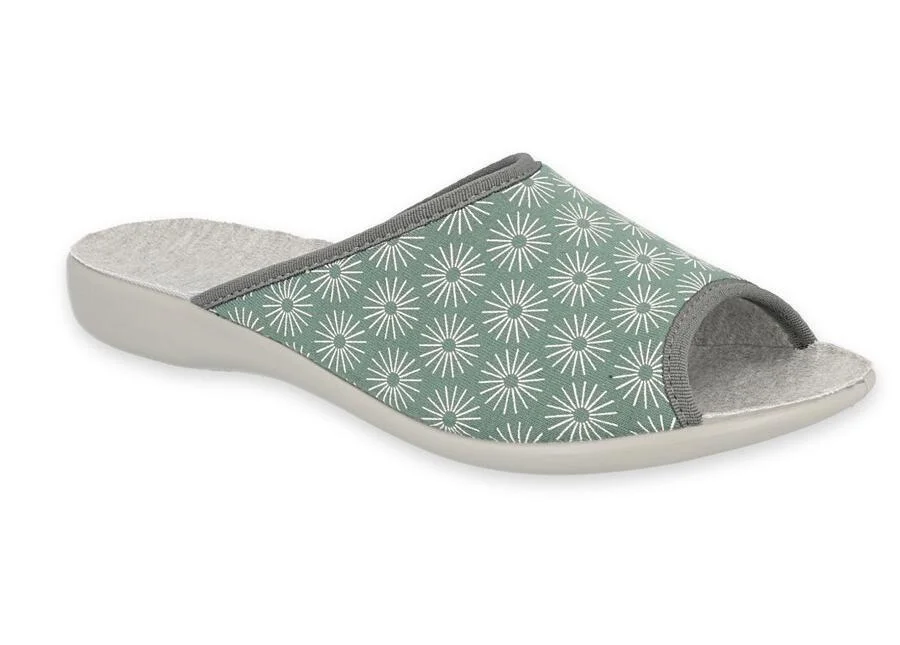 BEFADO 254D141 dámske papuče Viki green 38 254D141_38