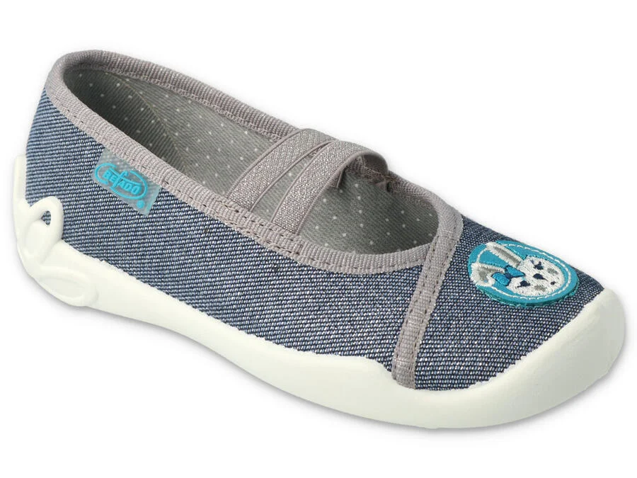 BEFADO 116Y298 dievčenské balerínky zajačik 34 116Y298_34