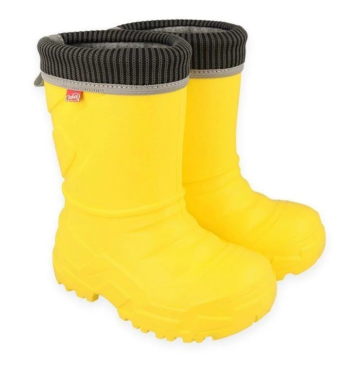 BEFADO 162X302 162Y302 zateplené čižmy žlté 35 162X302_35