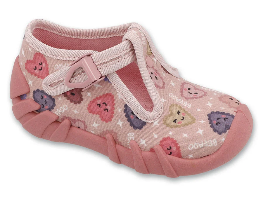 BEFADO 110P517 dívčí bačkorky SPEEDY srdíčka 24 110P517_24