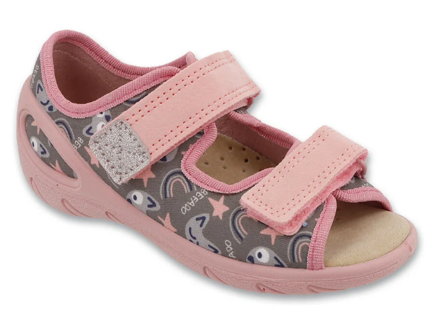 Obrázok z BEFADO 063X023 SUNNY dívčí sandálky duhy