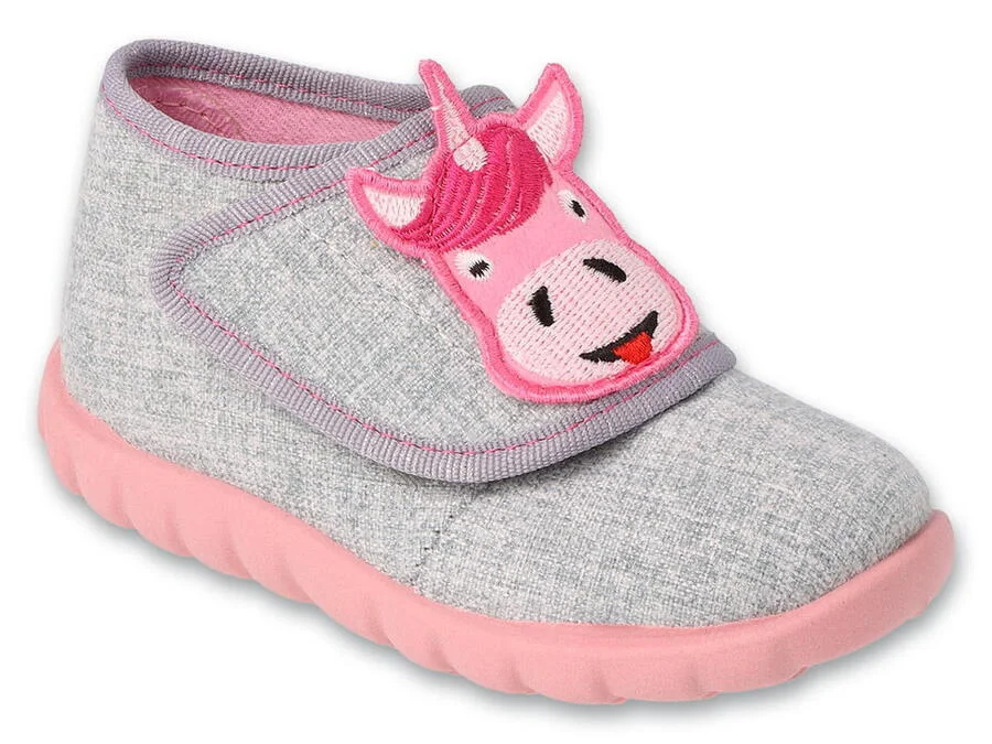 BEFADO 454P035 dívčí bačkorky SZ jednorožec 23 454P035_23