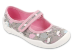 Obrázok z BEFADO 114X567 dívčí balerínky šedé jednorožec