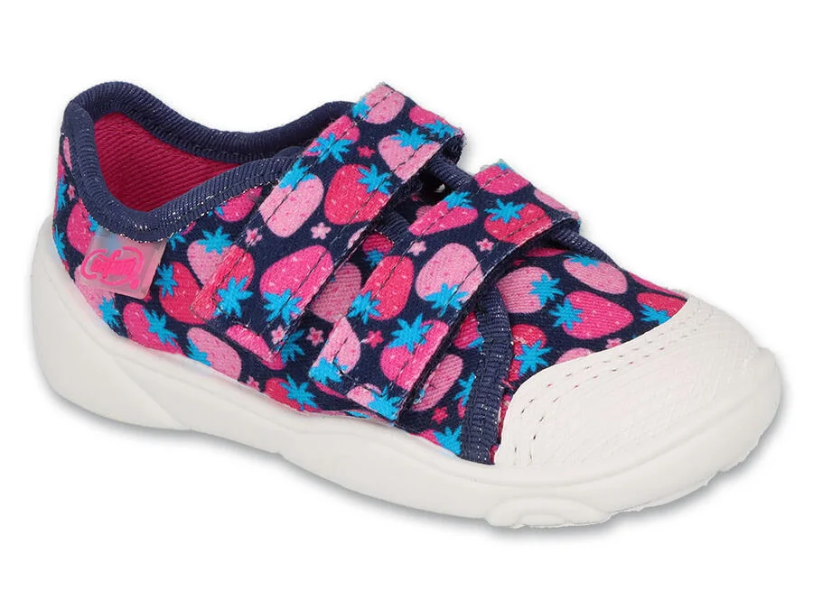 BEFADO 907P153 dievčenské tenisky 2SZ blue strawberries 18 907P153_18