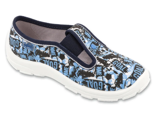 Obrázok z BEFADO 975X187 chlapecké bačkorky modré goal