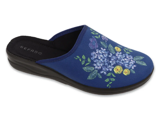 Obrázok z BEFADO 551D010 pantofle HOME GO modré