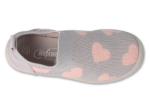 Obrázok z BEFADO 102X021 dívčí obuv HONEY šedá srdíčka