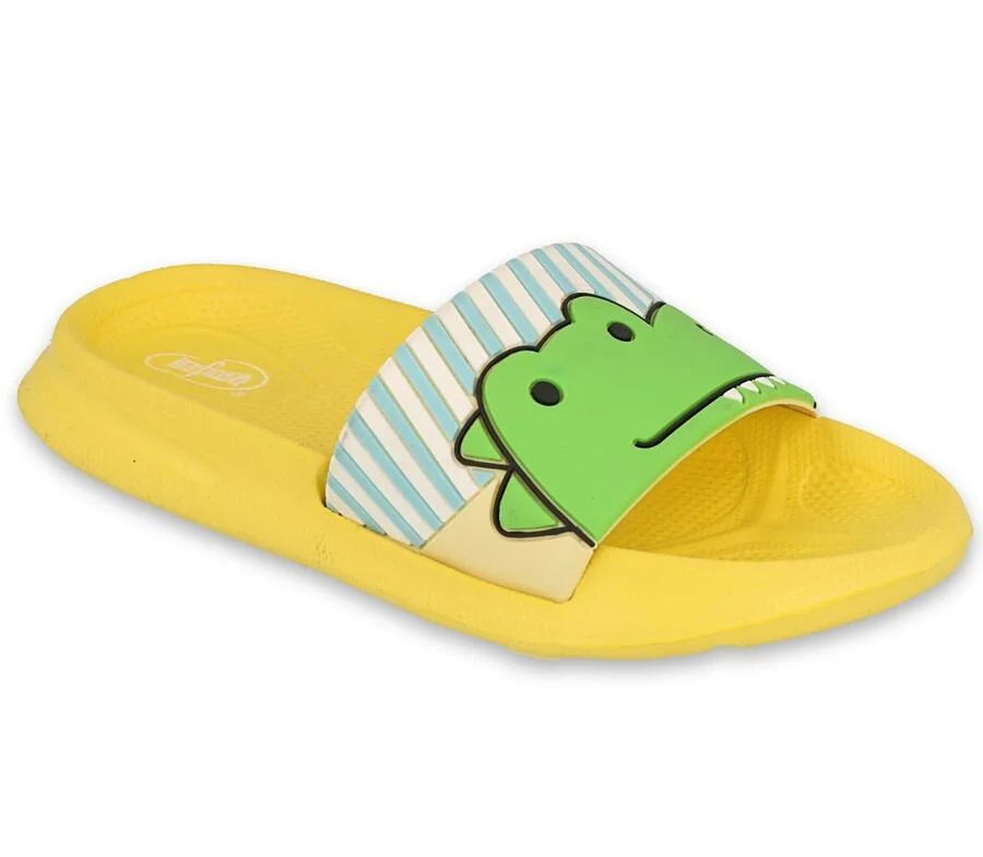 BEFADO 152X003 detské papuče ANIMALS žlté 28 152X003_28