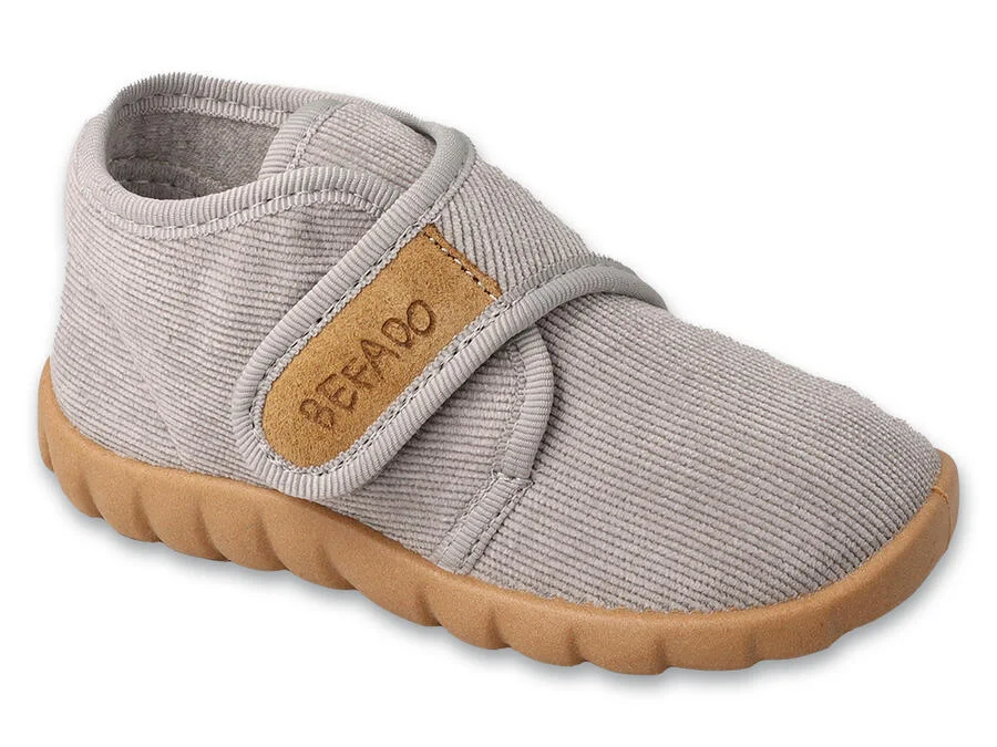 BEFADO 465P156 dětské bačkorky FLEXI šedé 24 465P156_24