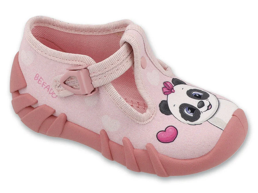 BEFADO 110P5 dívčí bačkorky SPEEDY panda 24 110P520_24