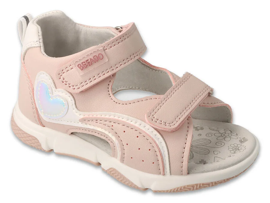 BEFADO 170P108 dívčí sandálky SWEETHEART růžové 24 170P108_24