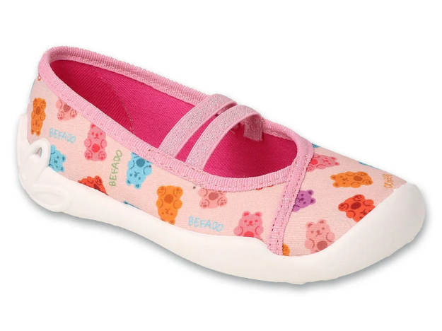 Obrázok z BEFADO 116X330 dívčí balerínky BLANCA méďové