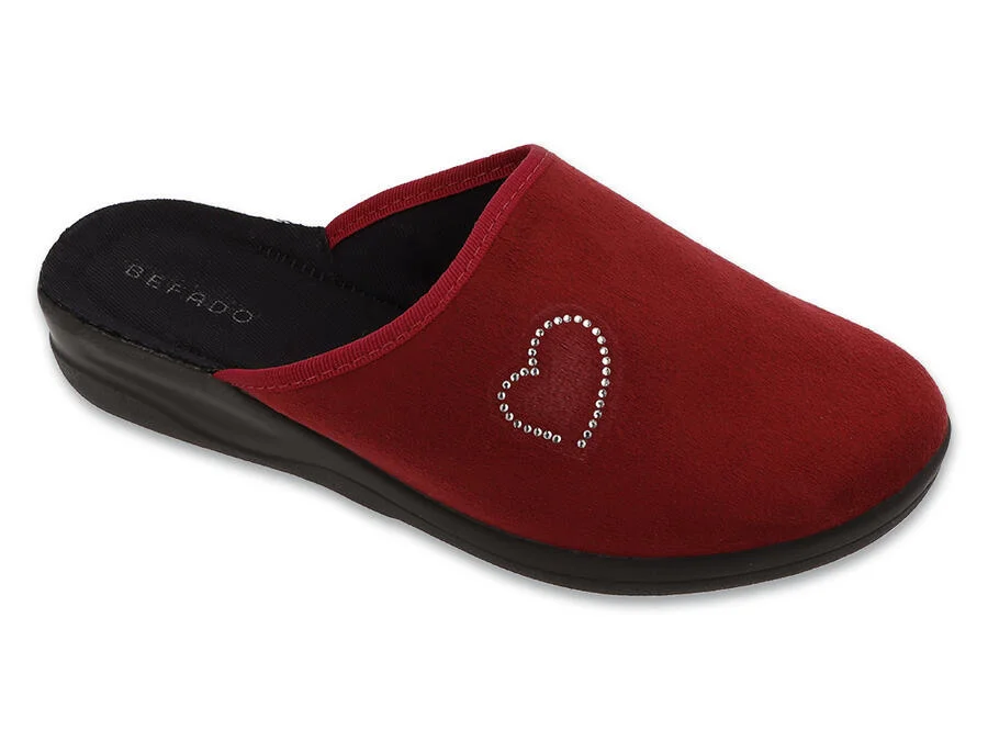 BEFADO 551D016 pantofle HOME GO bordó 38 551D016_38