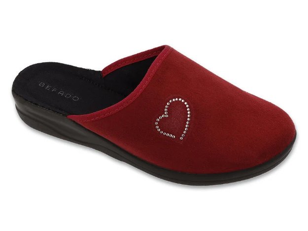 Obrázok z BEFADO 551D016 pantofle HOME GO bordó