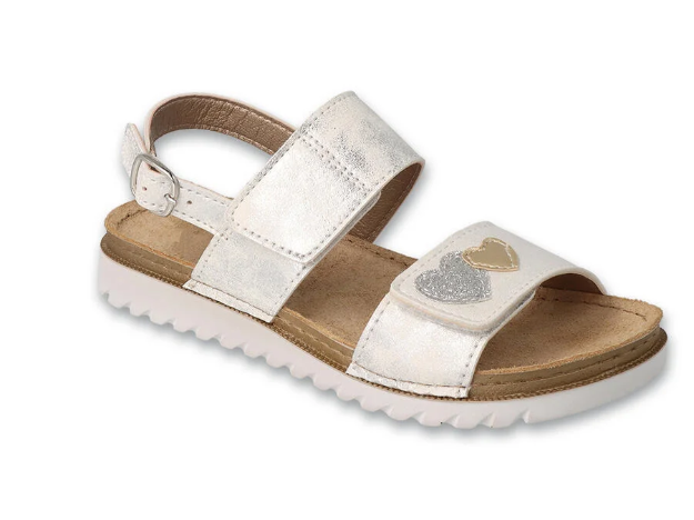 Obrázok z BEFADO 062Y001 dívčí sandálky CUTE srdíčka