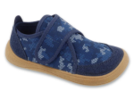 Obrázok z BEFADO 140X001 boty BAREFOOT modrý maskáč