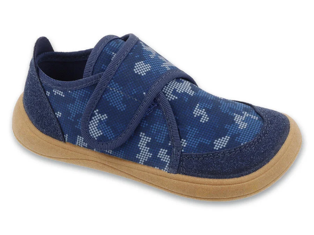 Obrázok z BEFADO 140X001 boty BAREFOOT modrý maskáč