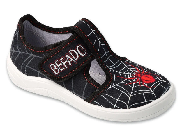 Obrázok z BEFADO 911X0 chlapecké bačkorky 1SZ pavouk