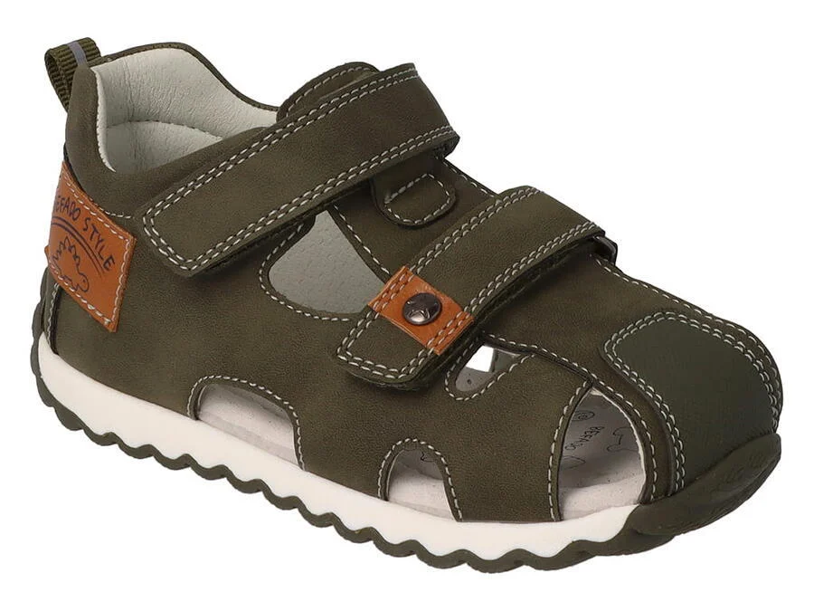 BEFADO 170P086 chlapecké sandálky ANIMAL hnědé 23 170P086_23