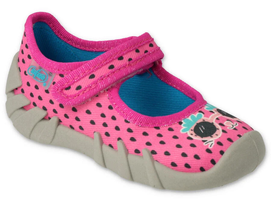 BEFADO 109N250 dievčenské ružové čižmy bodky 20 109N250_20