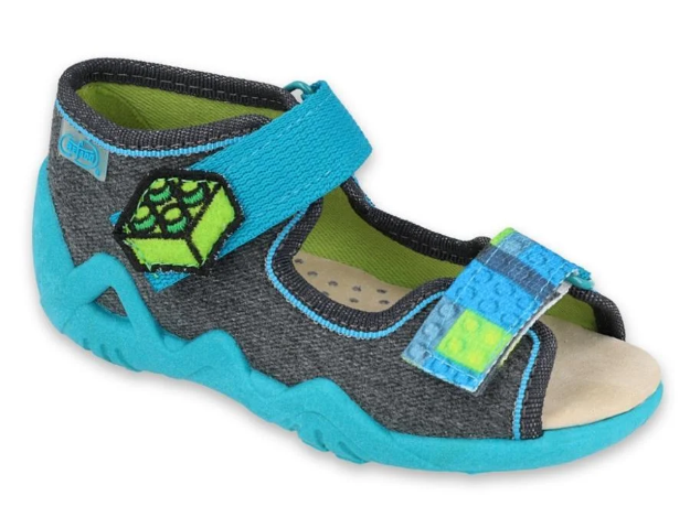 Obrázok z BEFADO 350P006 chlapčenské sandále kožená stielka