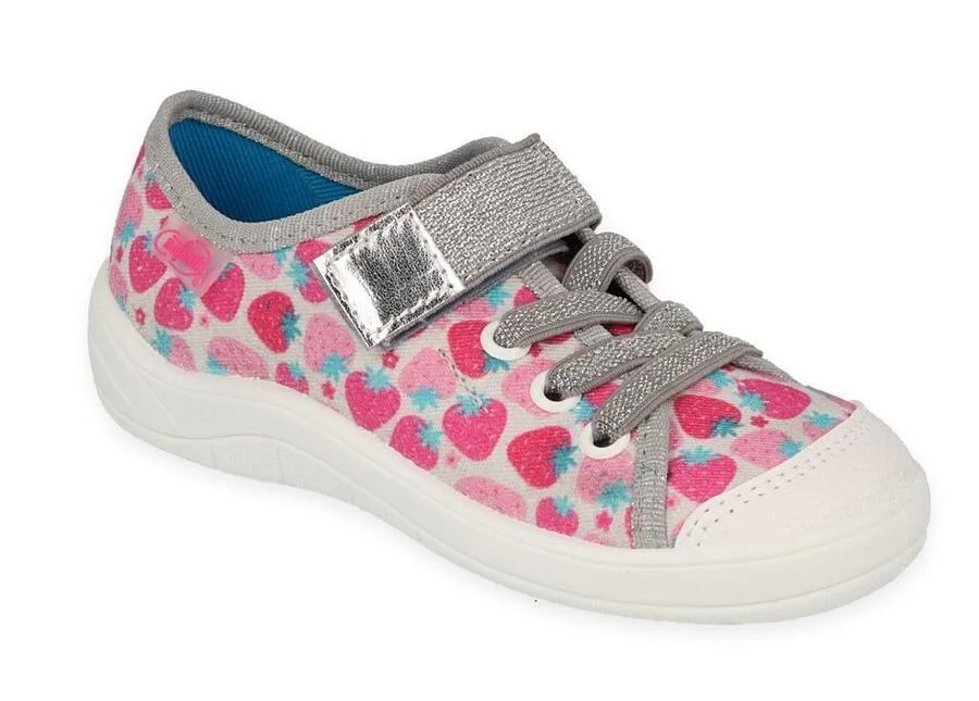 BEFADO 1X190 dievčenské tenisky 1SZ grey strawberry 29 251X190_29