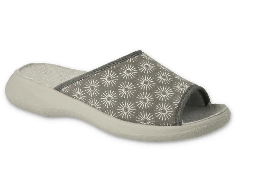 BEFADO 442D197 dámske papuče OLIVIA sivé 37 442D197_37