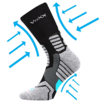 Obrázok z VOXX kompresné ponožky Ronin čierne 1 pár