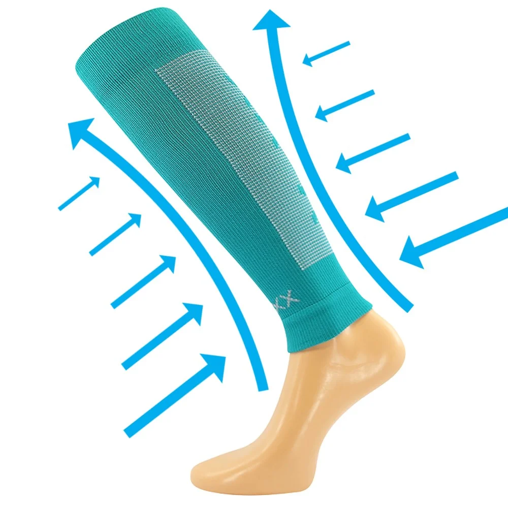 VOXX® kompresný návlek Formig - lýtkový tmavý tyrkysový 1 pár L-XL 117971