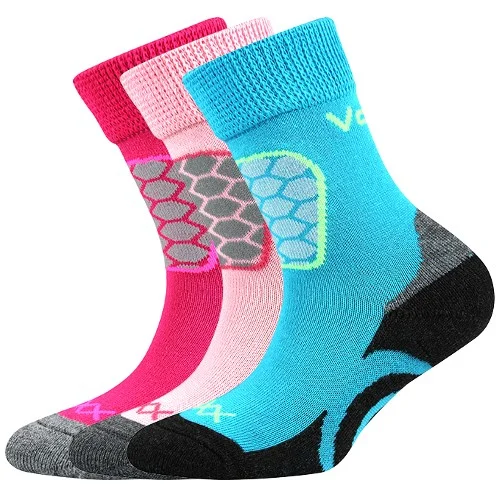 VOXX ponožky Solaxik mix B - dievča 3 páry 35-38 113704