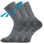 Obrázok z Ponožky VOXX Optimalik svetlo šedé 3 páry