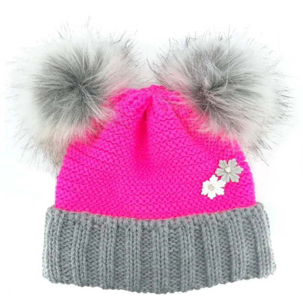 Obrázok z VOXX čiapka Ascona magenta/gray 1 ks