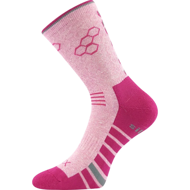 Obrázok z VOXX ponožky Virgo pink melé 1 pár