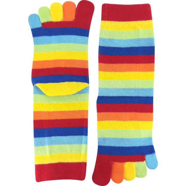 Obrázok z BOMA Ring-a 10 Dúhové ponožky 1 pár