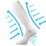 Obrázok z VOXX kompresné ponožky Croma white 1 pár
