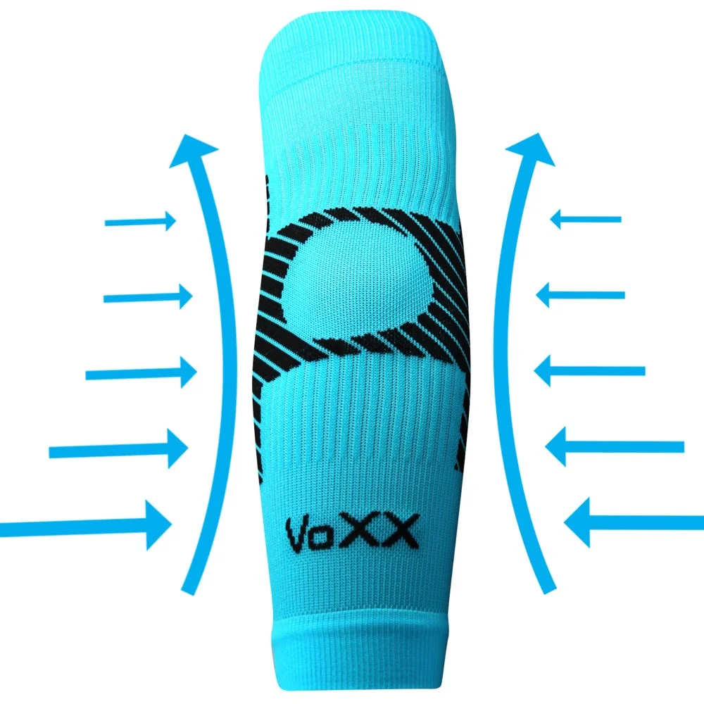 VOXX kompresný návlek Protect elbow neon turquoise 1 ks S-M 112617