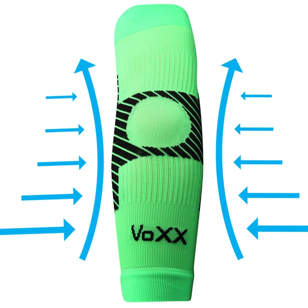 VOXX kompresný návlek Protect elbow neon green 1 ks L-XL 112607