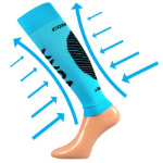 Obrázok z VOXX kompresný návlek Protect calf neon tyrkysová 1 pár