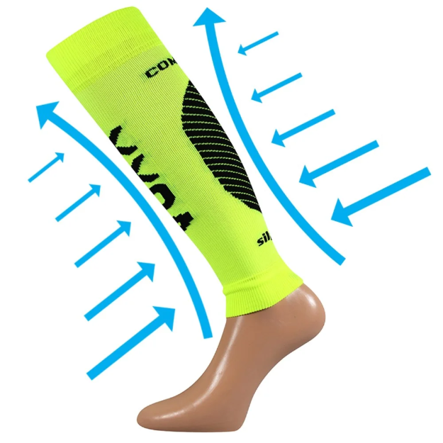 Obrázok z VOXX kompresný návlek Protect calf neon yellow 1 pár