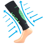 Obrázok z VOXX kompresný návlek Protect lýtko tmavo šedá 1 pár